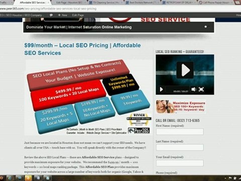 Peer365.com SEO Houston Company - Website and SEO Services - DONE