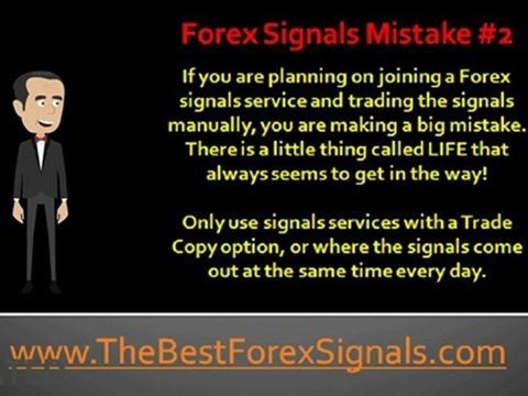 Forex Signals Mistake 2: Manually Trading Signals