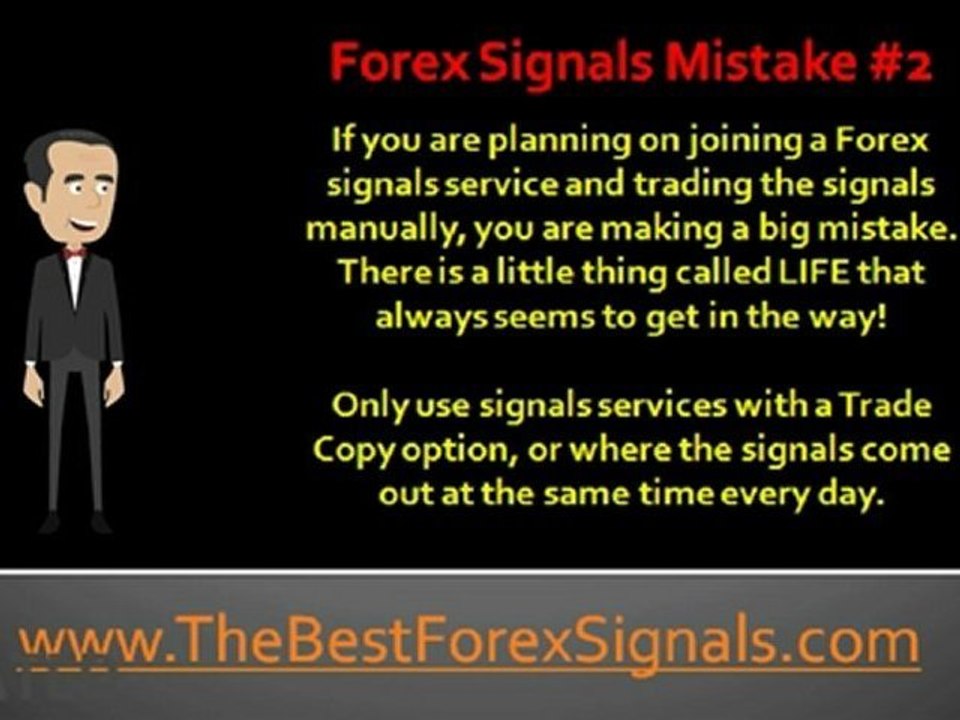 Forex Signals Mistake 2: Manually Trading Signals