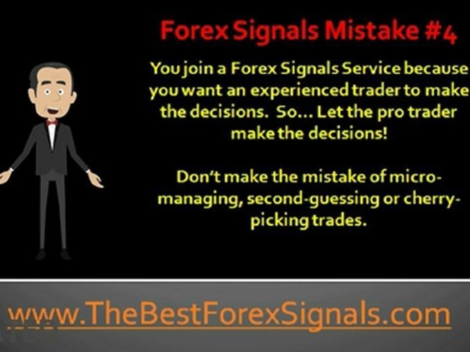 Forex Signals Mistake 4: Micromanaging Trades