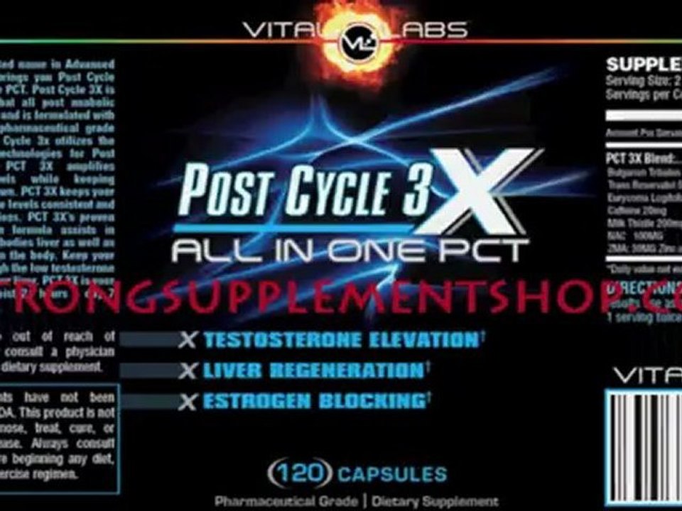 Post Cycle 3X All in one PCT by Vital Labs