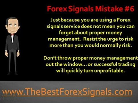 Forex Signals Mistake 6: Poor Money Management