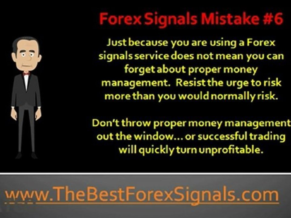 Forex Signals Mistake 6: Poor Money Management