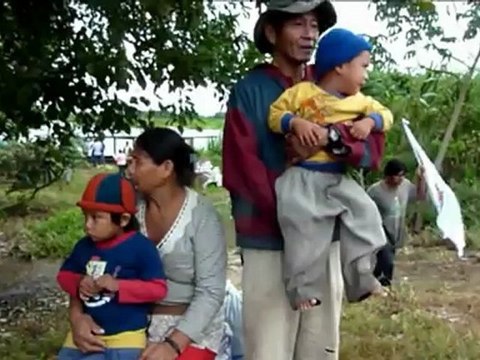 Natives of the Bolivian Amazon march against a project to build a highway through a national park
