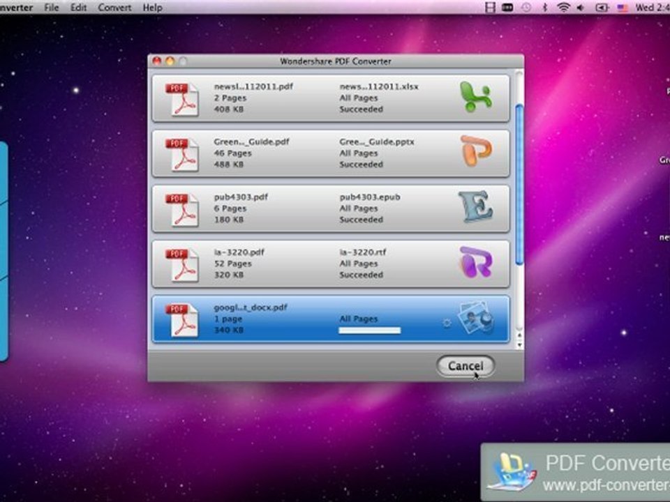 How to convert PDF files on Mac using PDF Converter for Mac?