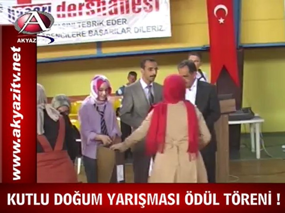 Kutlu doğum yarışması ödül töreni