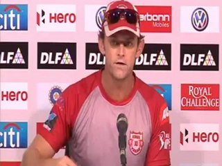 Adam Gilchrist Pre match PC 28April