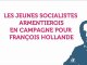 Les Jeunes Socialistes Armentierois en campagne pour François Hollande