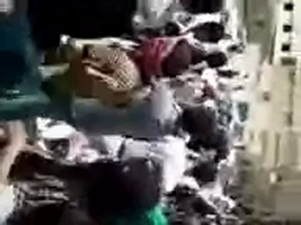 فري برس ريف دمشق يلدا  جمعة اتى امر الله فلا تستعجلوه 27 4 2012 Damascus