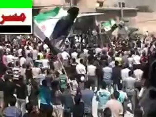 فري برس ريف دمشق مسرابا  جمعة أتى أمر الله فلا تستعجلوه 27 4 2012 Damascus
