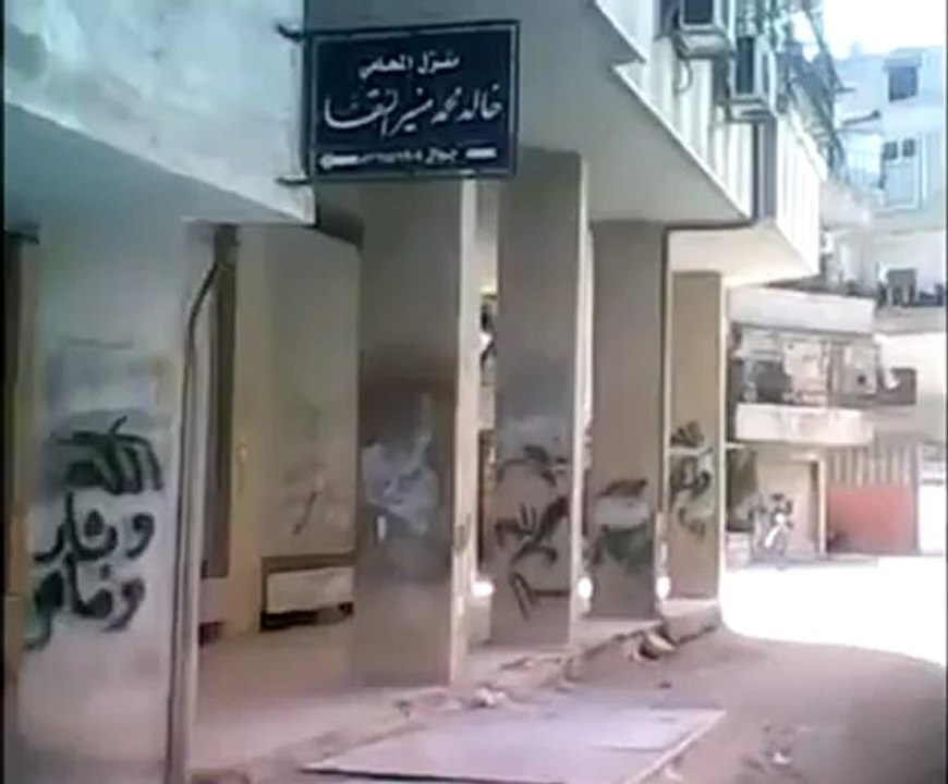 فري برس ريف دمشق داريا انتشار  عصابات الاسد 27 4 2012 ج2 Damascus