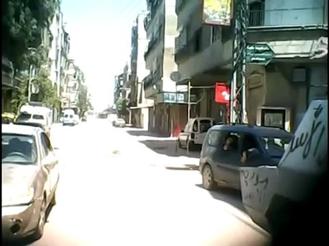 فري برس ريف دمشق داريا انتشار عصابات الاسد 27 4 2012 ج1 Damascus