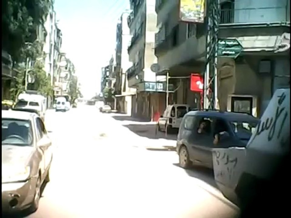 فري برس ريف دمشق داريا انتشار  عصابات الاسد 27 4 2012 ج1 Damascus