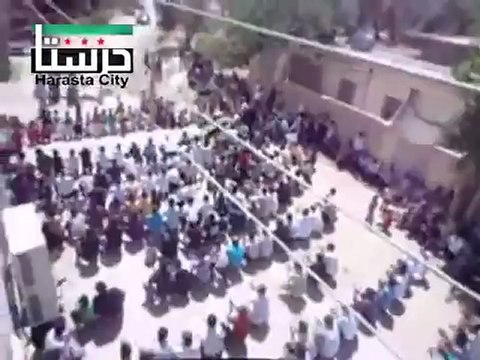 فري برس ريف دمشق حرستا مظاهرة جامع عمار بن ياسر جمعة أتى أمر الله فلا تستعجلوه ج2 Damascus