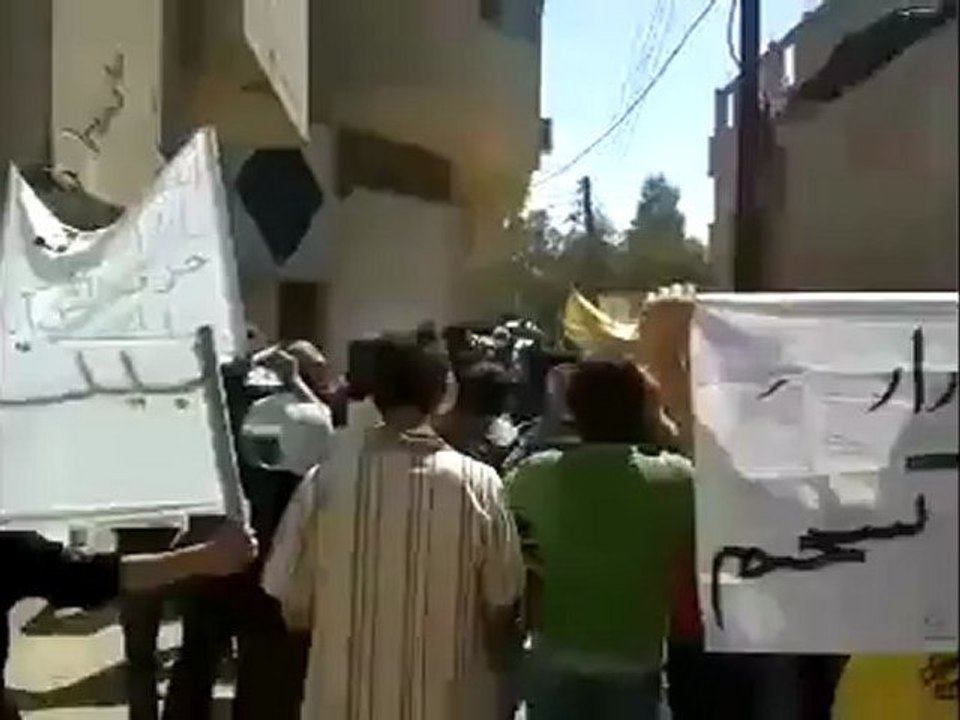 فري برس ريف دمشق بيت سحم جمعة أتى أمر الله فلا تستعجلوه 27   4   2012 Damascus