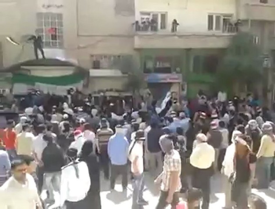 فري برس ريف دمشق التل  جمعة أتى امر الله   الشعب يريد اعلان الجهاد 27 4 2012 ج1 Damascus