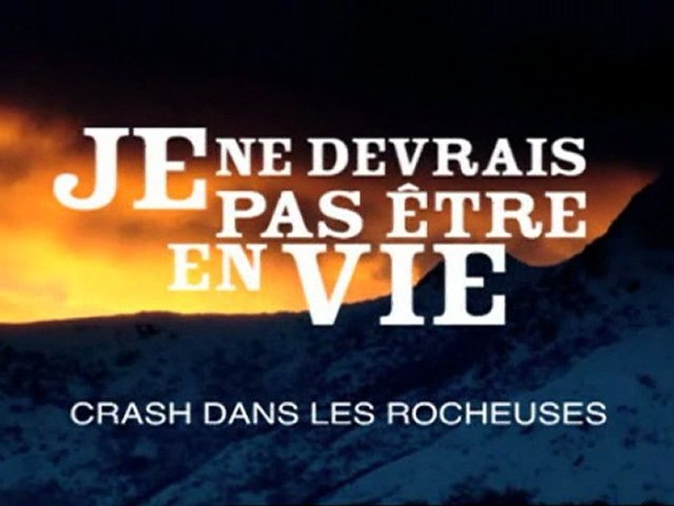 crash dans les rocheuses