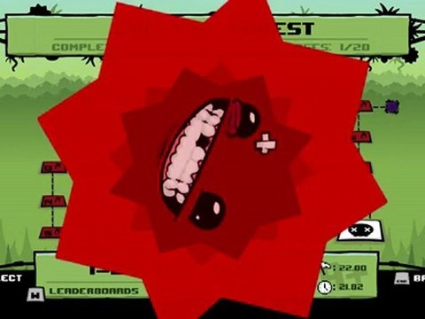 [PC] Super Meat Boy - 01 : Light World : The Forest