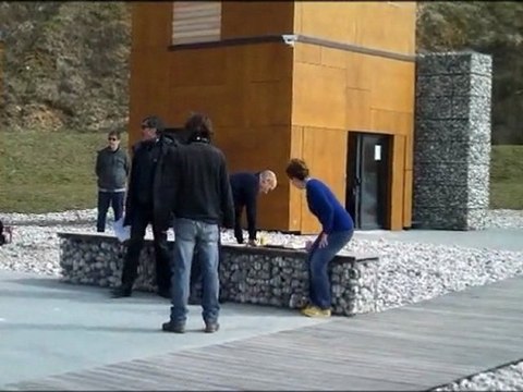 Making of Deux flics sur les docks à la plage de saint jouin bruneval.