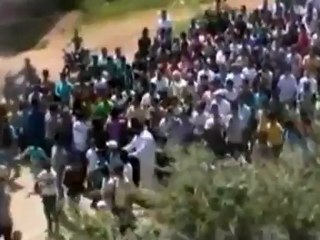 Syrian military on the ground in Douma