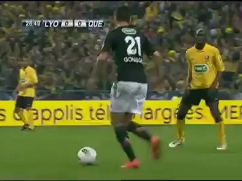 Lisandro Lopez but lyon vs quevilly