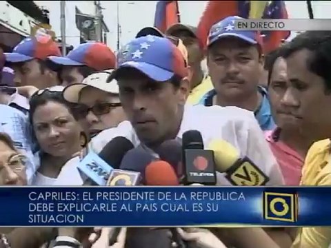 Capriles: Nada podrá impedir que las elecciones se realicen el 7-O