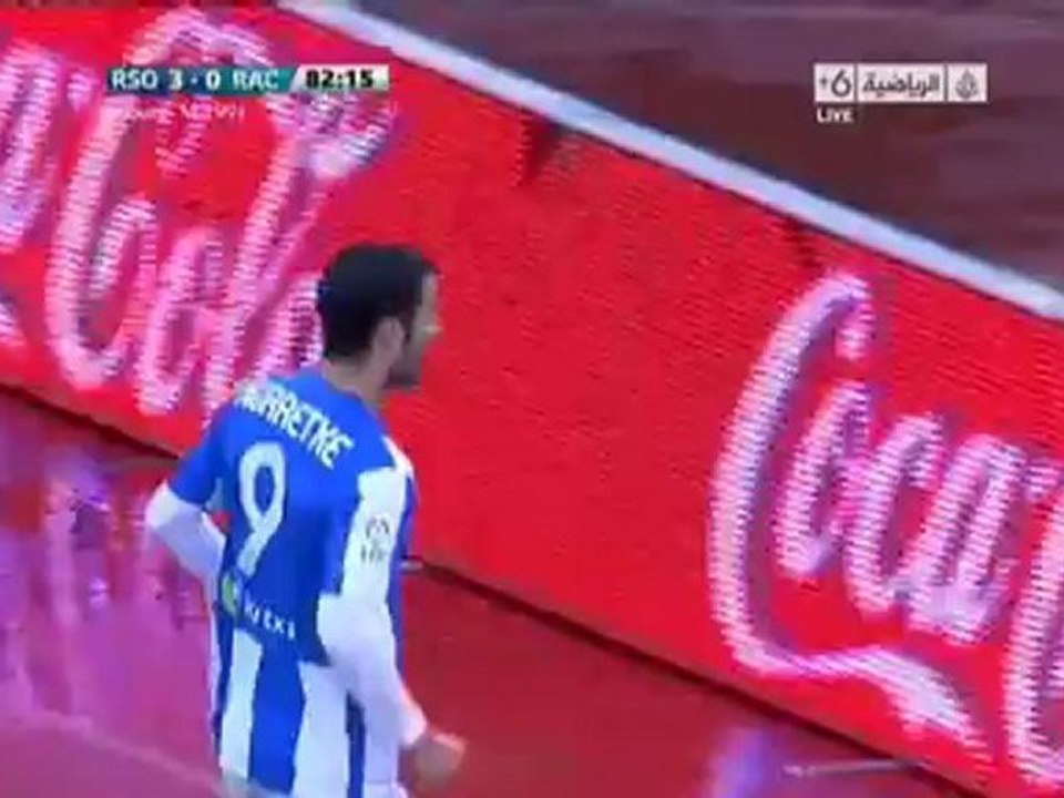 Real Sociedad 3-0 Racing Santander -GoloFan.com-All goals