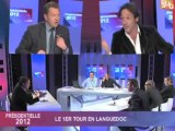 Christophe Cavard sur TV Sud - Réaction aux résultats du premier tour de l'élection présidentielle