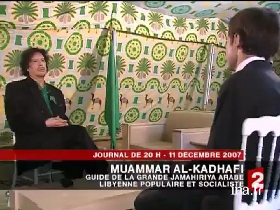 La visite de Kadhafi à Paris - Septembre 2007