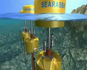 Dalga ile su basıp jenaratör çeviriyorlar