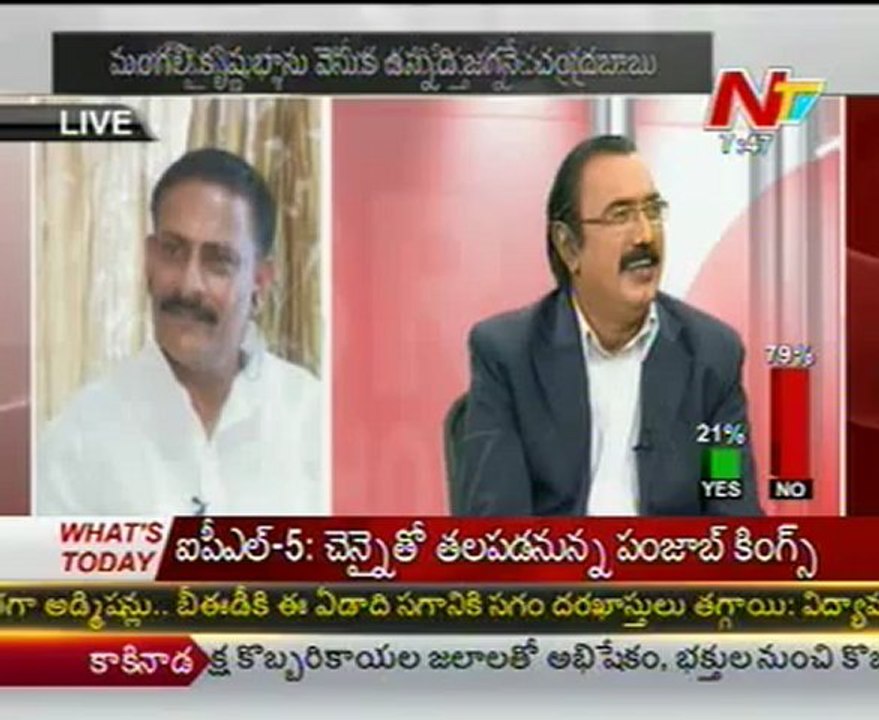 Live Show with KSR - YSR Cong Gone Prakash-A Chandrasekhar-TDP Byreddy Rajasekhar-01