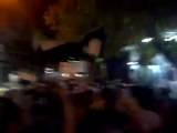 فري برس دمشق مسائية جوبر دمشق ورفع علم 15 متر في شارع الاصمعي 28 4 2012 Damascus