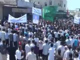 فري برس ادلب جرجناز مظاهرة يوم السبت تضامنا مع المدن المنكوبة28 4 2012 Idlib
