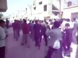 فري برس ريف دمشق أبناء الجولان جزء من المظاهرة بعد التشييع 28 4 2012 Damascus