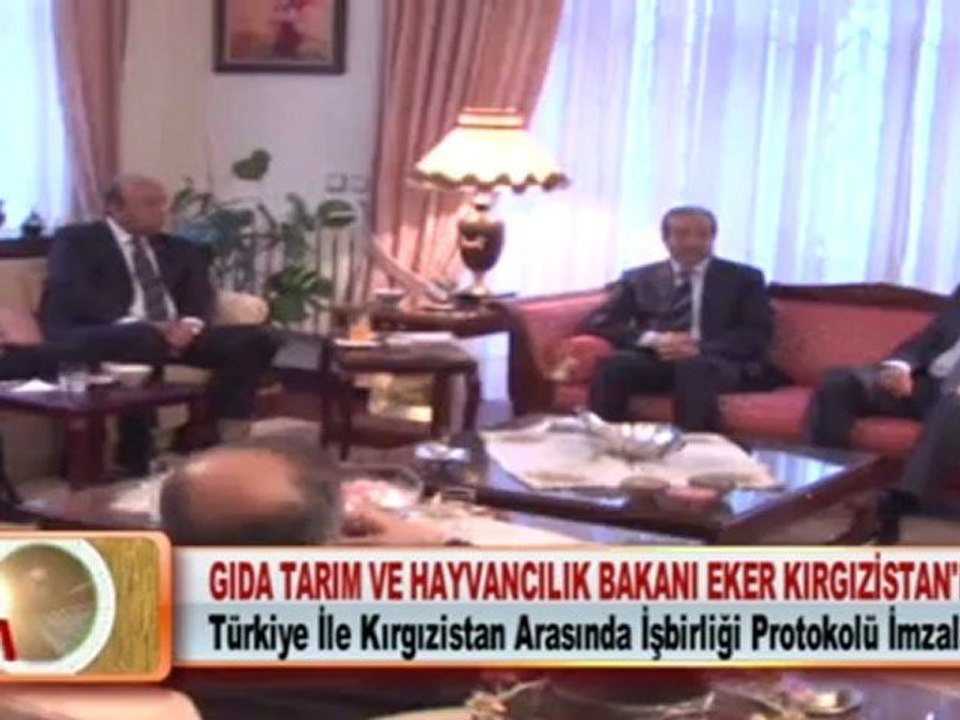 GIDA TARIM VE HAYVANCILIK BAKANI EKER KIRGIZİSTAN'DA 02.05.2012