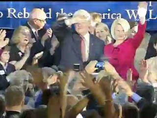 ABD'de Cumhuriyetçi Parti adaylarından Gingrich havlu...