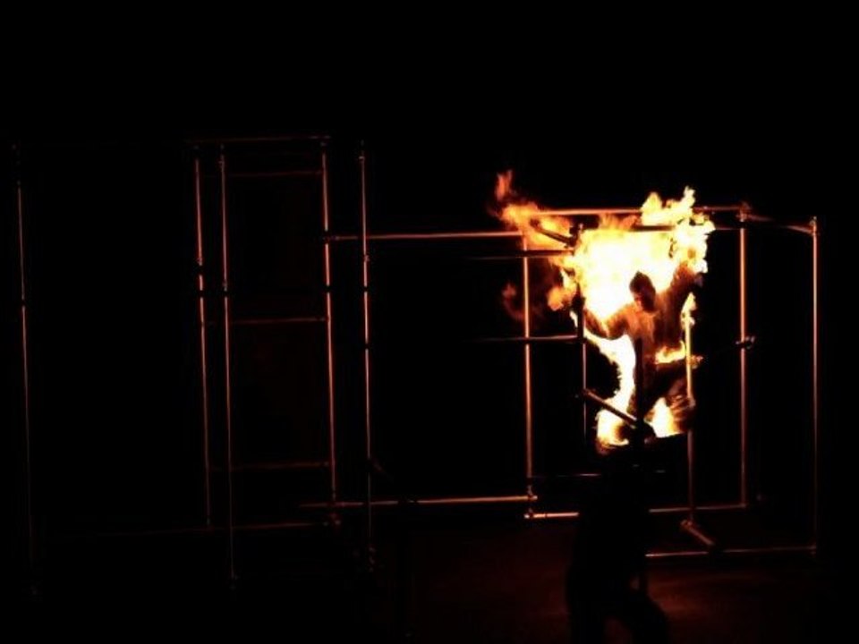 Parkour on fire