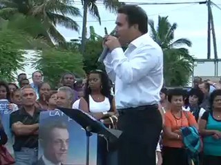 Didier Robert en meeting a St Paul