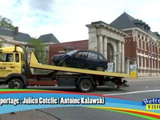 Accident de la circulation en centre ville