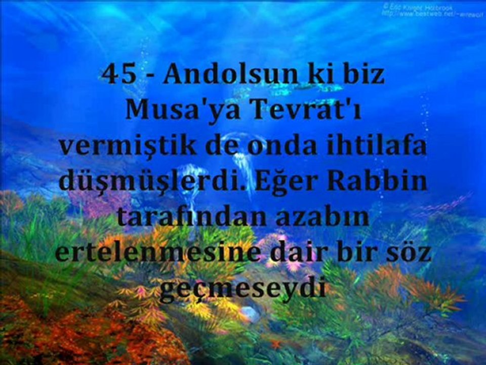 Fussilet Suresi ( Ad ve Semut Kavminin İbretlik Hali )