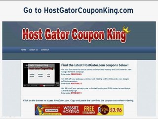 HostGator Coupon King - Discover The Difference