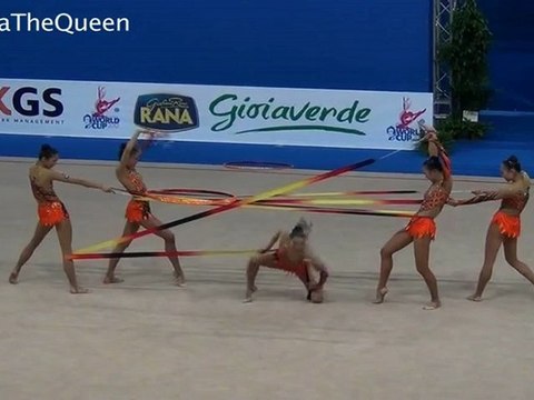 Japan 2012 WC Pesaro AA 2 hoops 3 ribbons