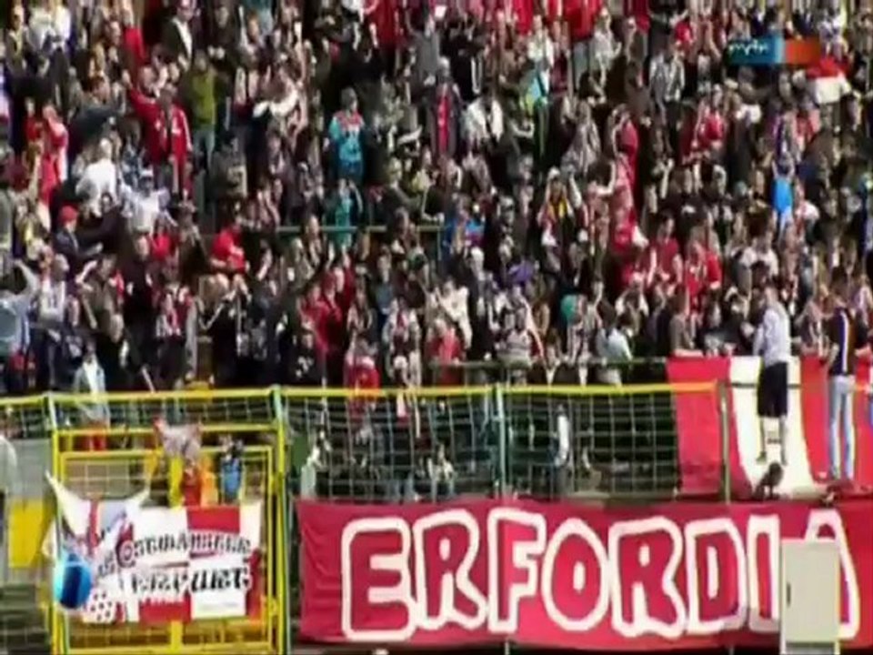 Rot-Weiß Erfurt vor dem Spiel gegen Chemnitz