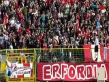 Rot-Weiß Erfurt vor dem Spiel gegen Chemnitz