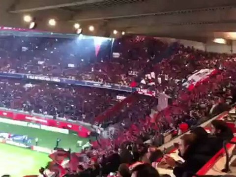 Ligue 1 Clasico PSG - OM 2012 : entrée des joueurs