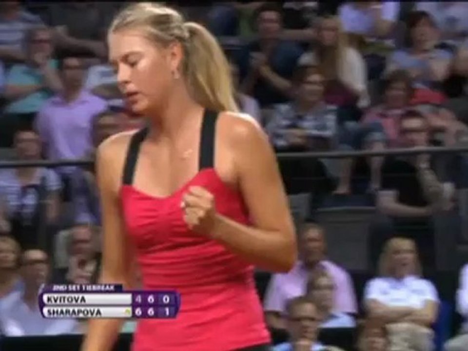 Stuttgart: Sharapowa kämpft sich ins Endspiel