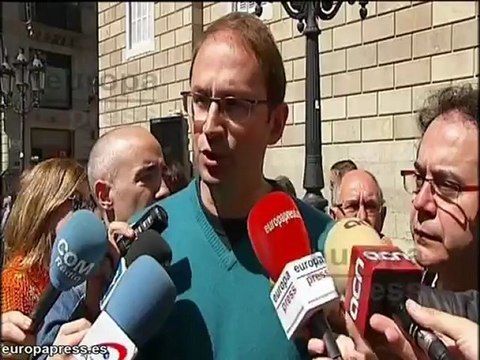 Concentración contra los recortes en Barcelona