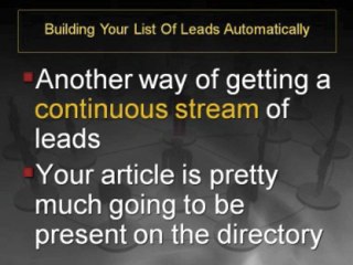 Building Your List Of Leads Automatically