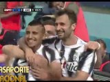 Gol Arturo Vidal - Novara 0 Juventus 4 [29-04-2012]