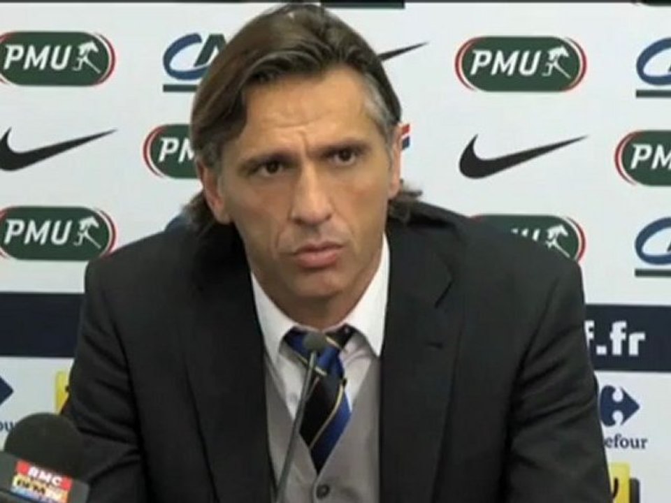 Quevilly Coach ein bisschen frustriert